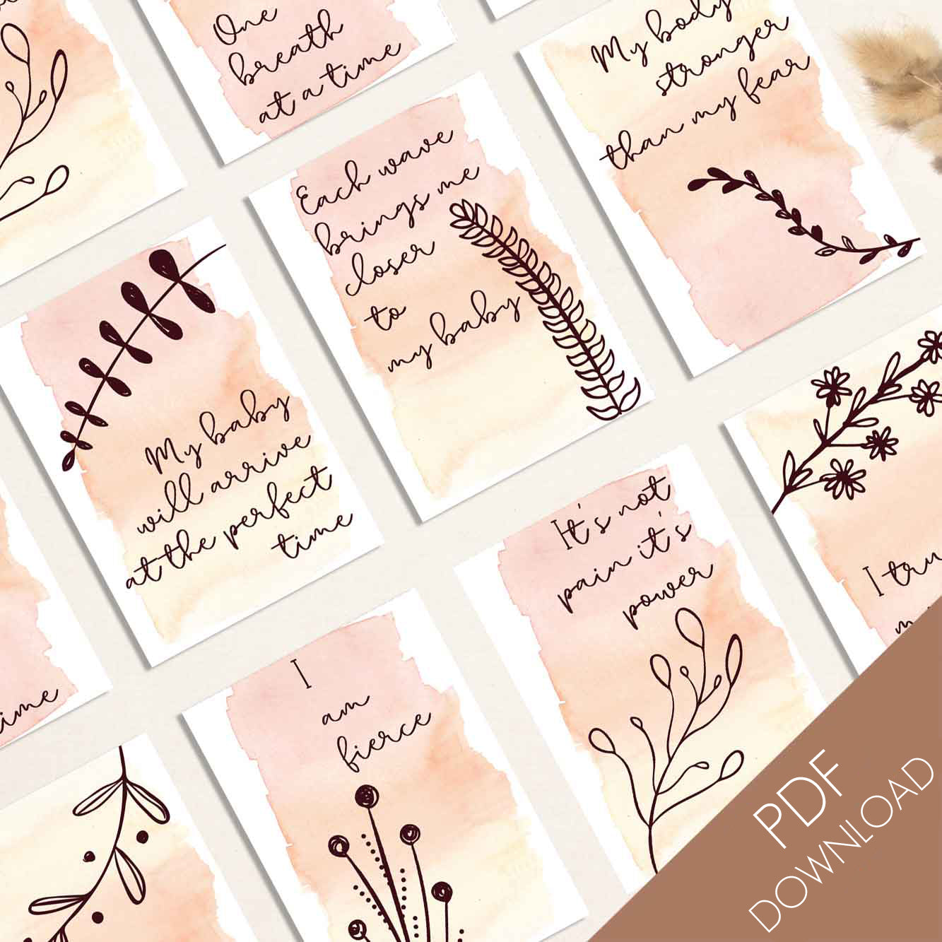 32 Printable Calming Birth Affirmations - At The Helm NZ 32-printable-calming-birth-affirmations-at-the-helm-nz