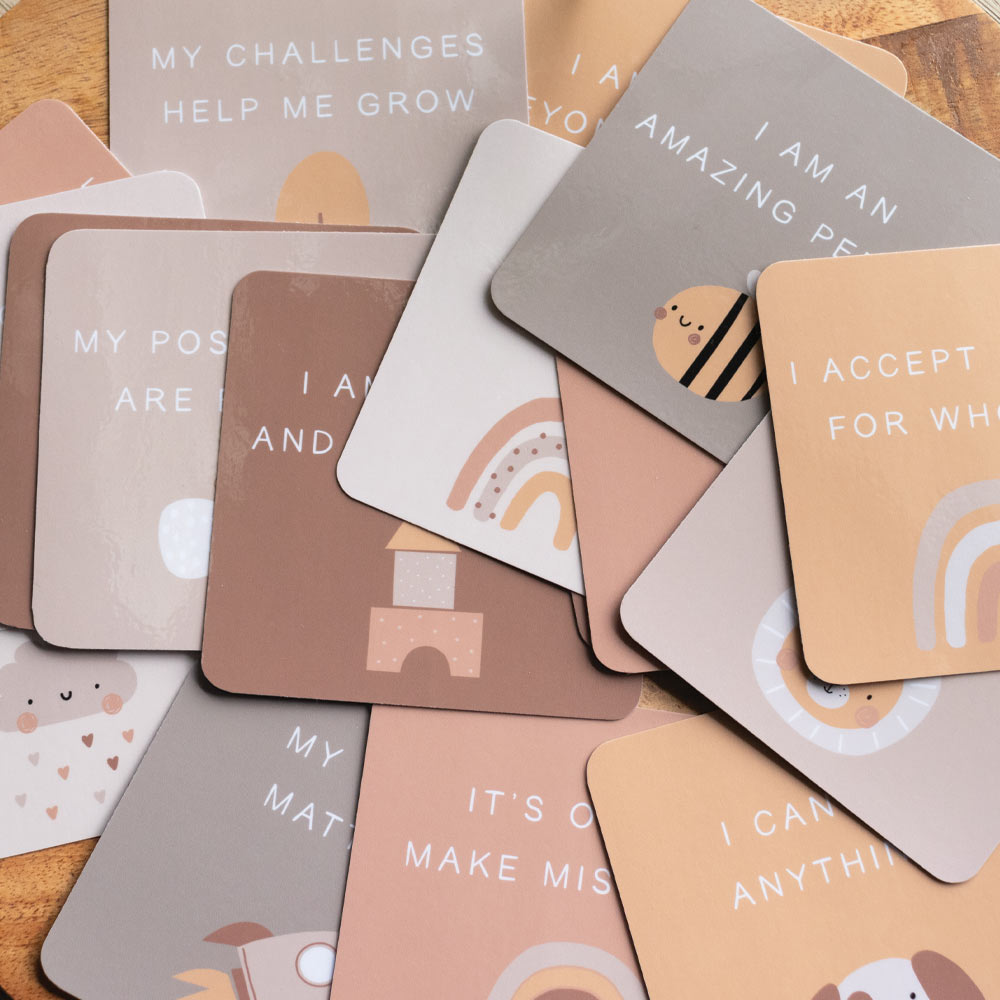 Words Of Wisdom Affirmation Cards Set - I Am Loved Beyond Measure - Mindfulness Cards - At The Helm NZ