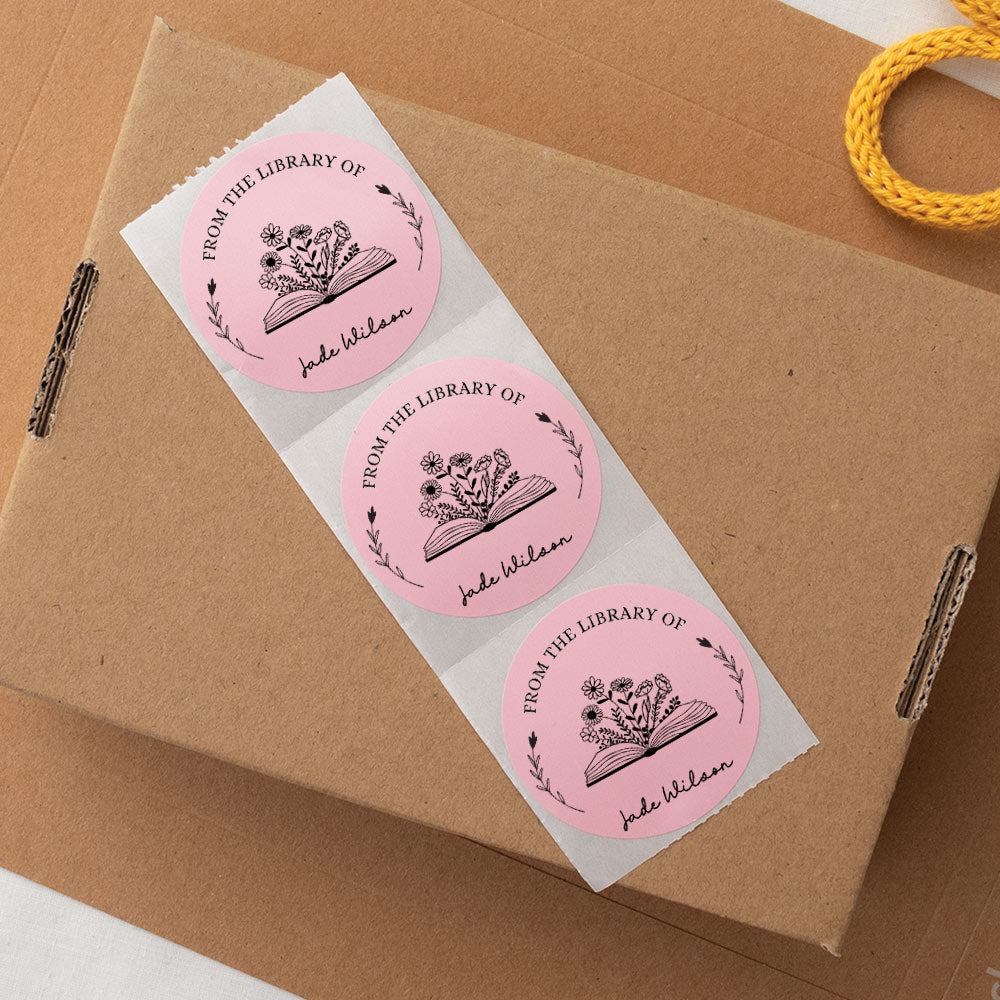 Personalised Book Sticker Labels - At The Helm NZ