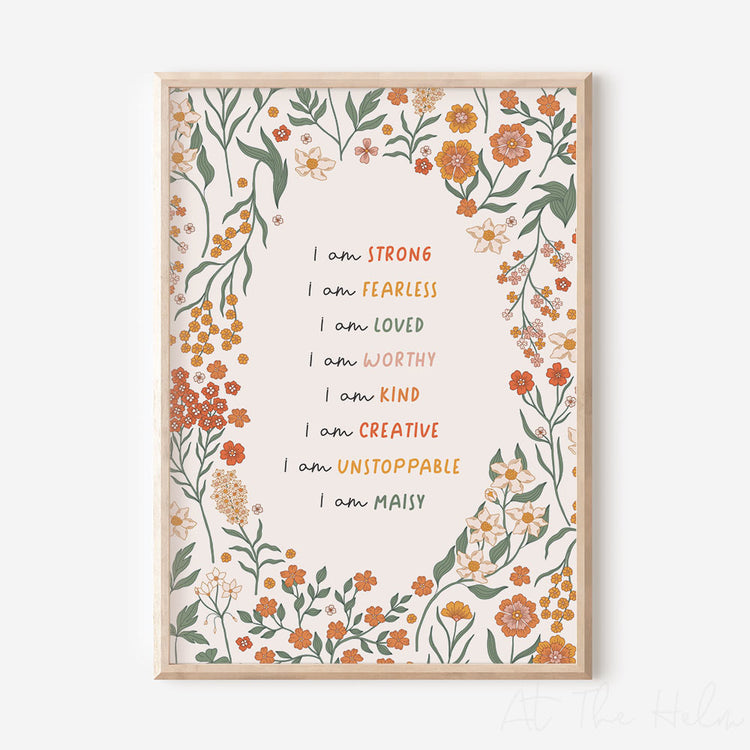 Affirmation Prints - At The Helm NZ