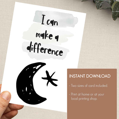 26 Printable Children's Affirmation Cards - Digital Download (PDF)