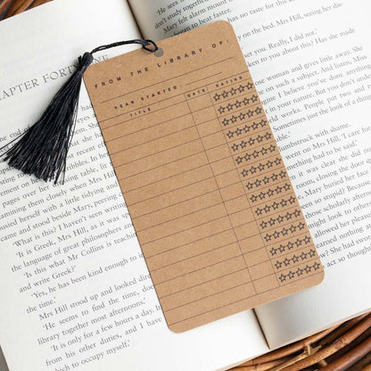 Reading Log Bookmark