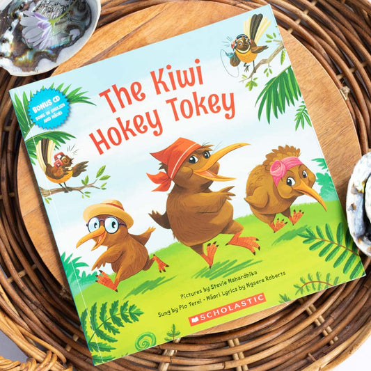 The Kiwi Hokey Tokey -  Lynette Evans, Stevie Mahardhika, Pio Terei & Ngaere Roberts | Pre-loved, Second-Hand Children's Book