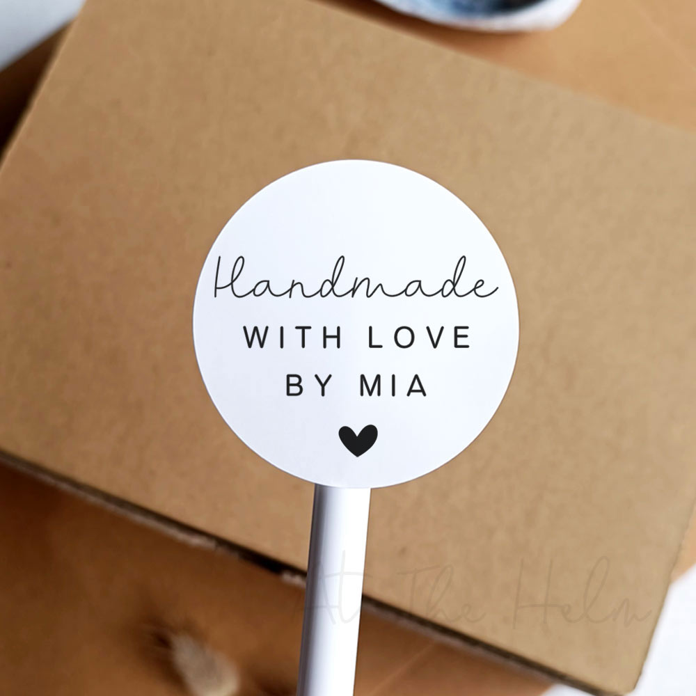 Custom Handmade With love By - White - At The Helm NZ