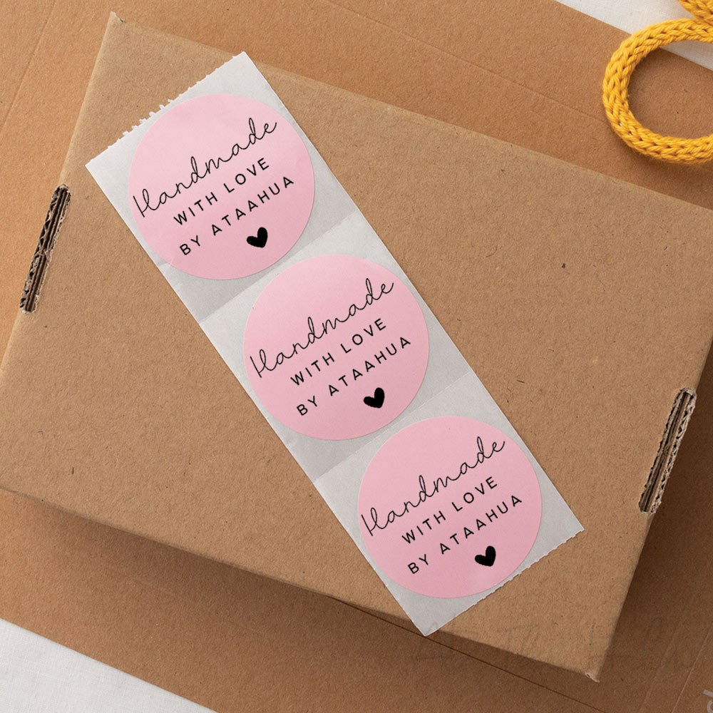 Custom Handmade With love By - Pink - At The Helm NZ