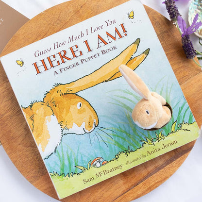 Guess How Much I Love You: Here I Am A Finger Puppet Book - Sam McBratney Anita Jeram | Pre-loved, Second-Hand Book