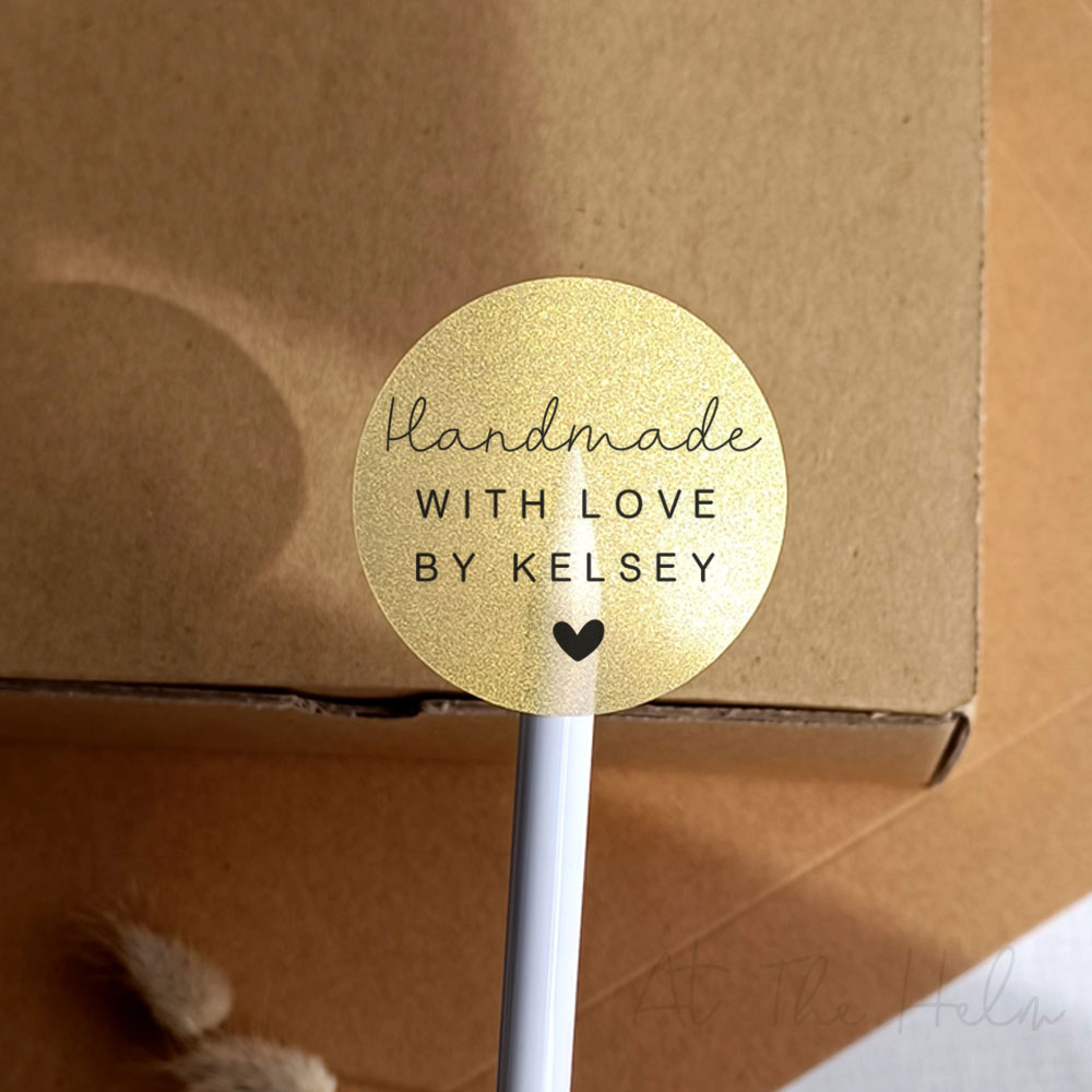 Custom Handmade With love By - Gold - At The Helm NZ