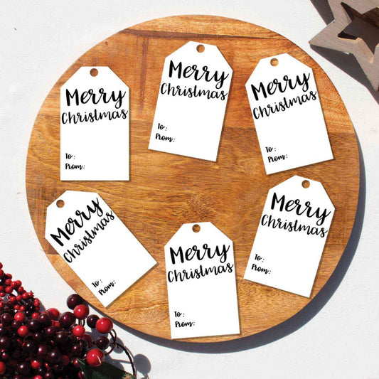 Printable Christmas Gift Tags - A4 Digital Download - At The Helm
